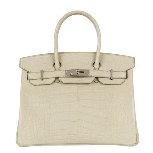 Premium Hermès Replica | Birkin 30 Beton Matte Alligator