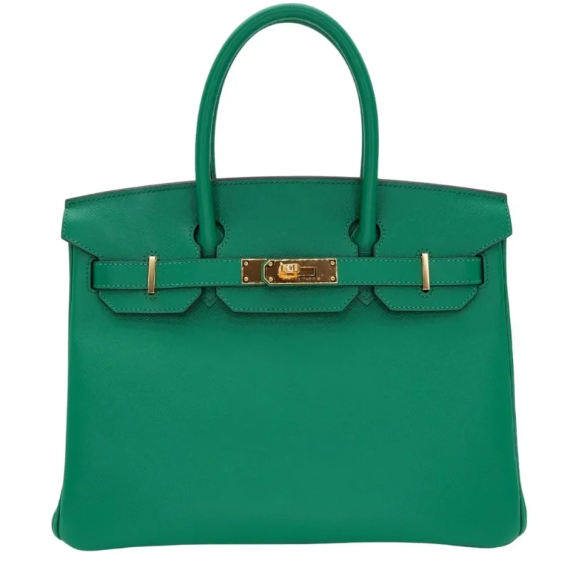 Premium Hermès Replica - Birkin 30 Cactus Epsom Gold HW