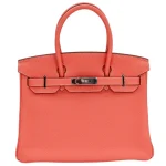 Premium Hermès Replica - Birkin 30 Crevette Clemence Palladium HW