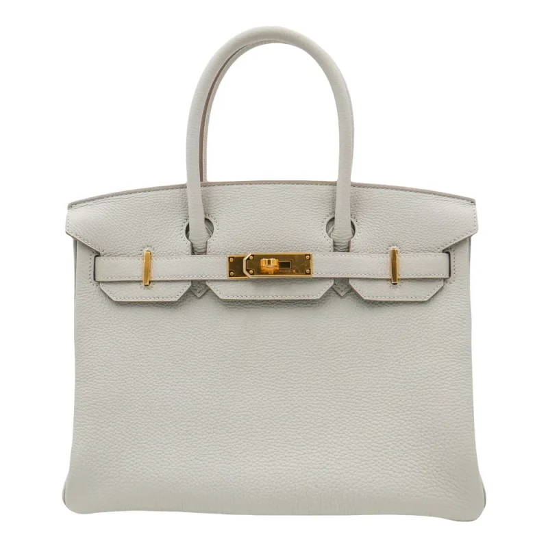 Premium Hermès Replica - Birkin 30 Gris Perle Togo Gold HW