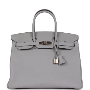 Premium Hermès Replica – Birkin 35 Bleu Glacir Togo
