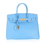 Premium Hermès Replica – Birkin 35 Bleu Paradis Epsom