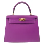 Premium Hermès Replica - Kelly 25 Sellier Anemone Epsom Gold HW